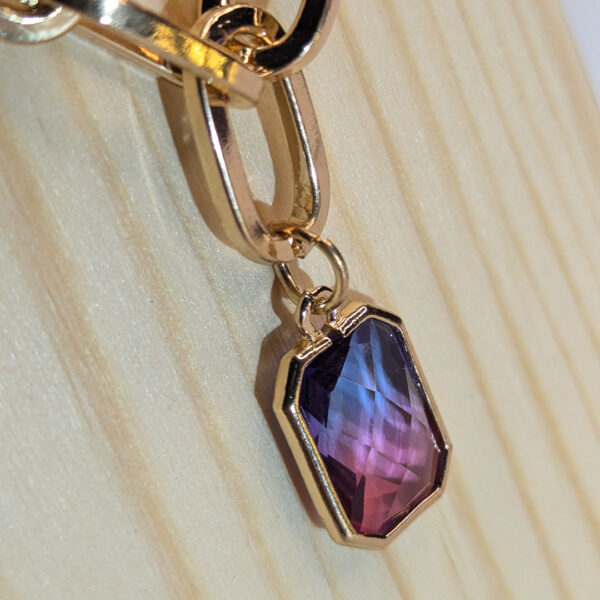 Amethyst Elegance 2Layered  Necklace - Image 3