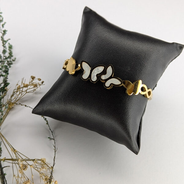 Golden Butterfly Elegance Bracelet - Image 3