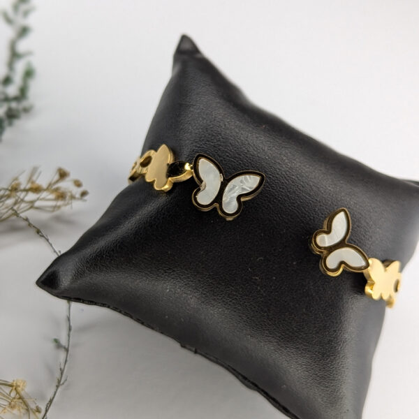 Golden Butterfly Elegance Bracelet - Image 4