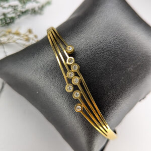 Golden Ember  Bangle Bracelet
