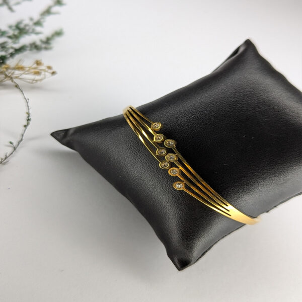Golden Ember  Bangle Bracelet - Image 3