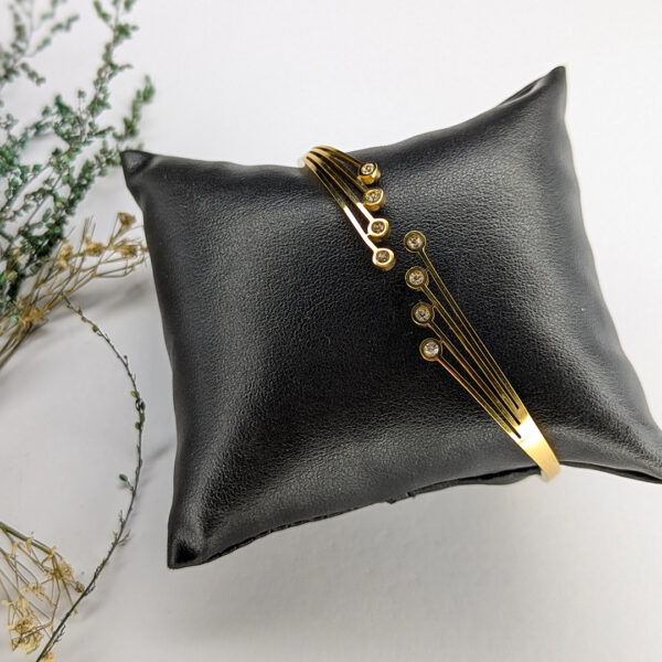 Golden Ember  Bangle Bracelet - Image 2