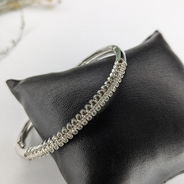 Silver Radiance  Bangle Bracelet - Image 3