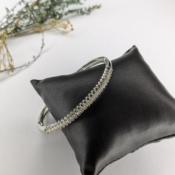 Silver Radiance  Bangle Bracelet - Image 2