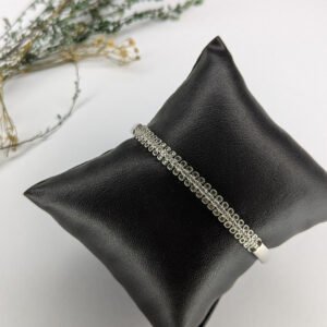 Silver Radiance  Bangle Bracelet