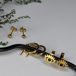 Pack of 3 Golden Gaze Earrings