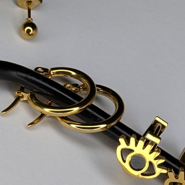 Pack of 3 Golden Gaze Earrings - Image 3