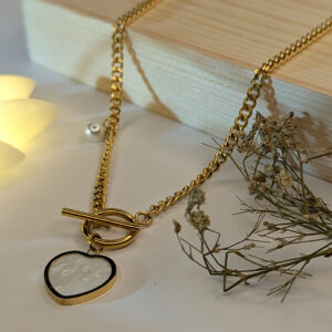 Golden Heart Essence Necklace