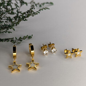 Pack of 3 Stellar Trio Collection Earring