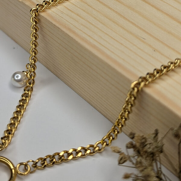 Golden Heart Essence Necklace - Image 4