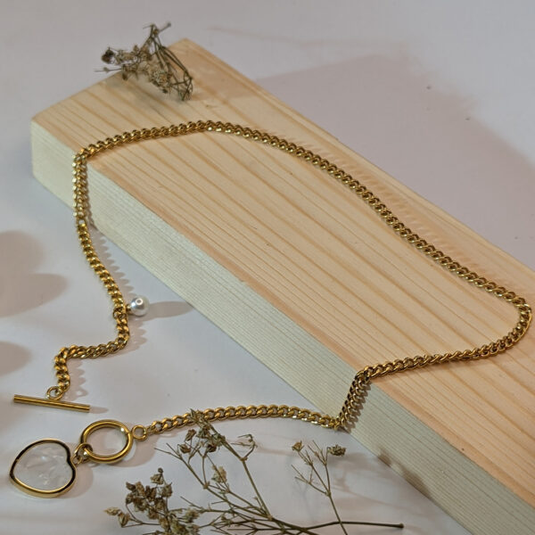 Golden Heart Essence Necklace - Image 2