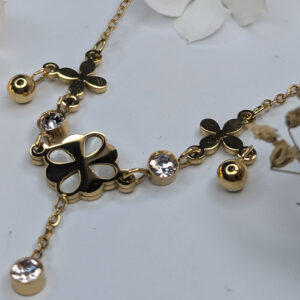 Golden Blossom Elegance Necklace