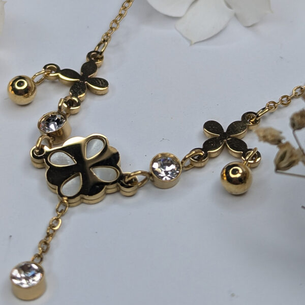 Golden Blossom Elegance Necklace