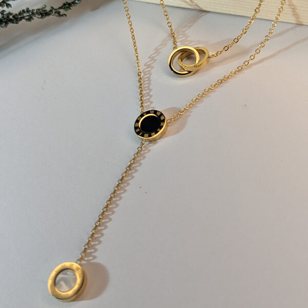 Eternal Harmony 2 Layered Necklace - Image 3