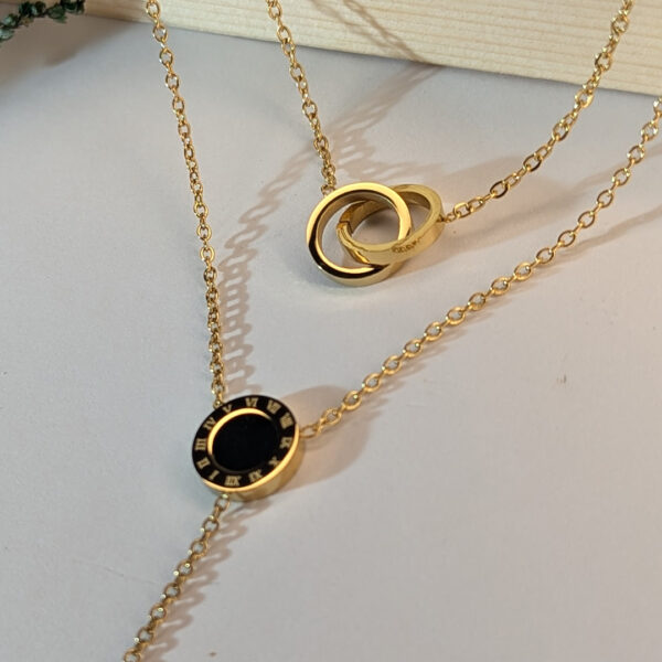Eternal Harmony 2 Layered Necklace - Image 4