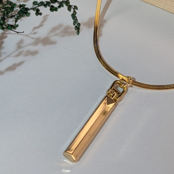 Golden Halo Bar Pendent - Image 4