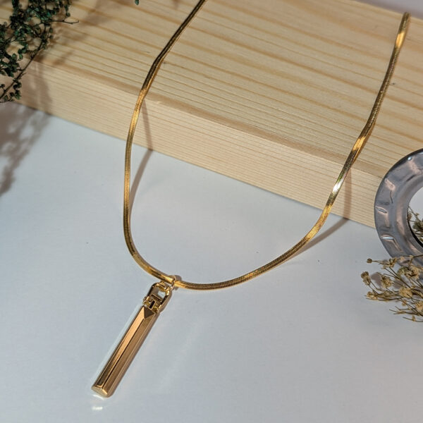 Golden Halo Bar Pendent - Image 3