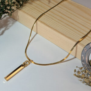 Golden Halo Bar Pendent