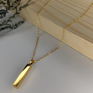 Golden Elegance Bar Pendant
