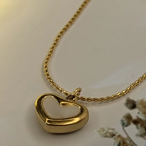 Golden Heart Embrace Pendent - Image 3