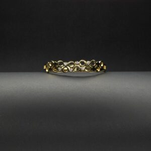 Dazzle Circle Gold Bracelet
