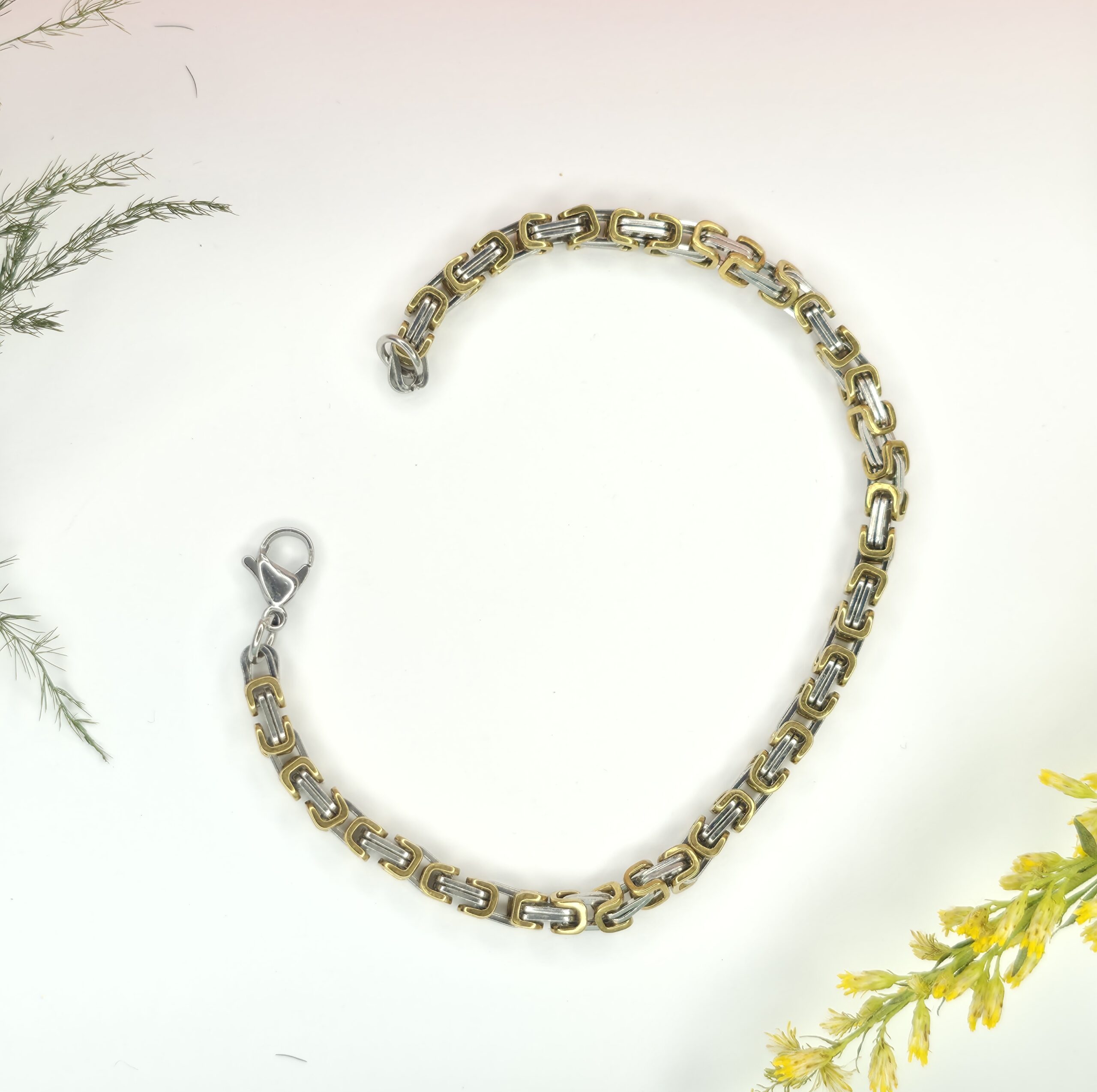 auric alloy chain bracelet for men and women