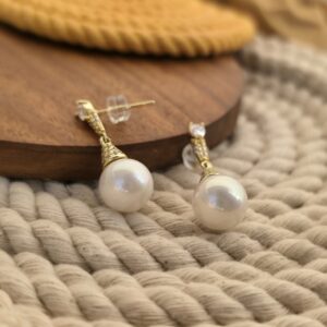 Ivory Drop Pearl Earrings