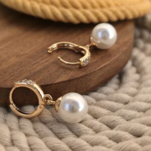 Pearl Elegance Hoops