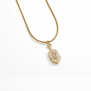 Opalight Pendant with glowing opal stone and elegant minimalist jewelry design