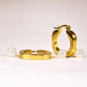 Square Hoops Earrings stylish geometric square hoop earrings
