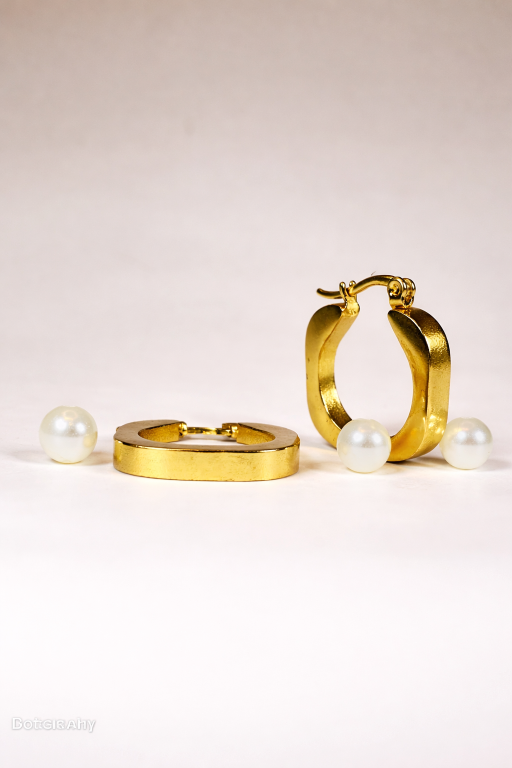 Square Hoops Earrings stylish geometric square hoop earrings