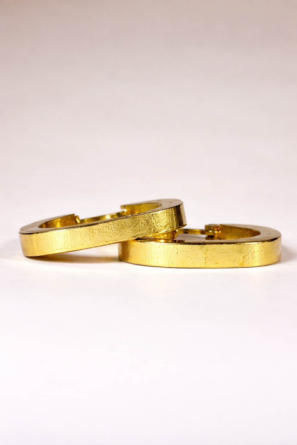 Square Hoops Earrings - Image 2