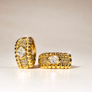 Regal Oval Studs elegant oval stud earrings classic jewelry