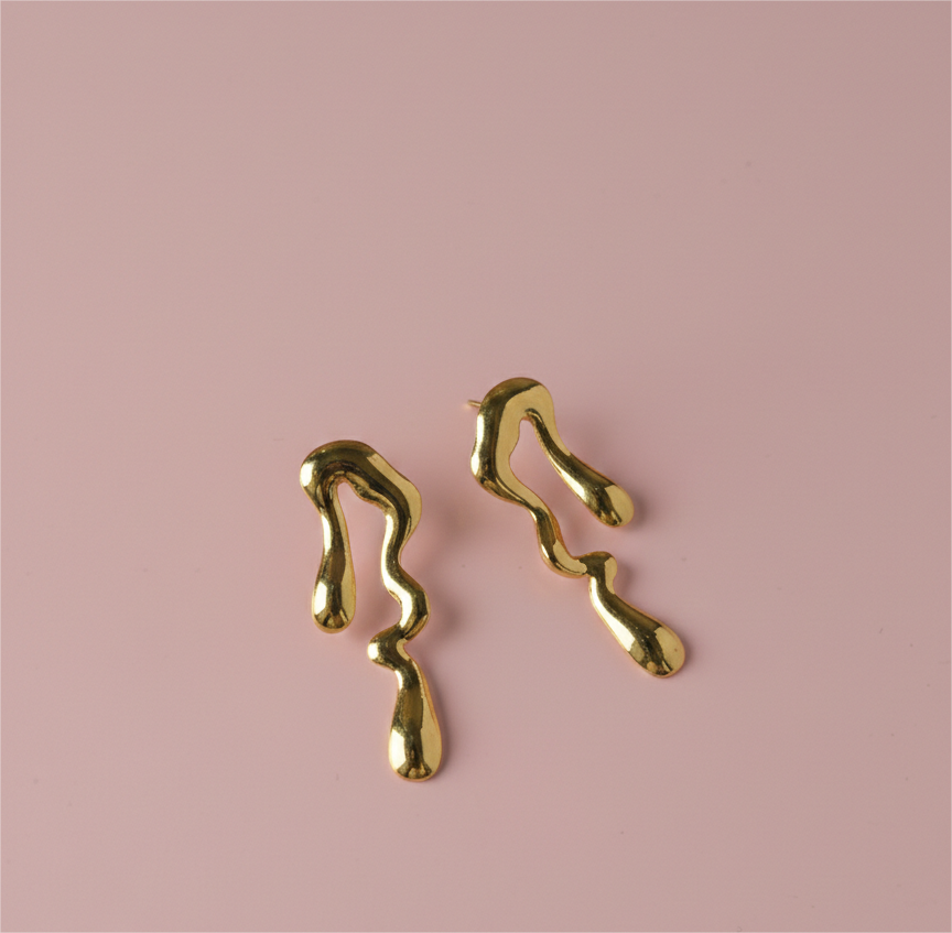 Goldrift Earring modern stylish gold statement earrings