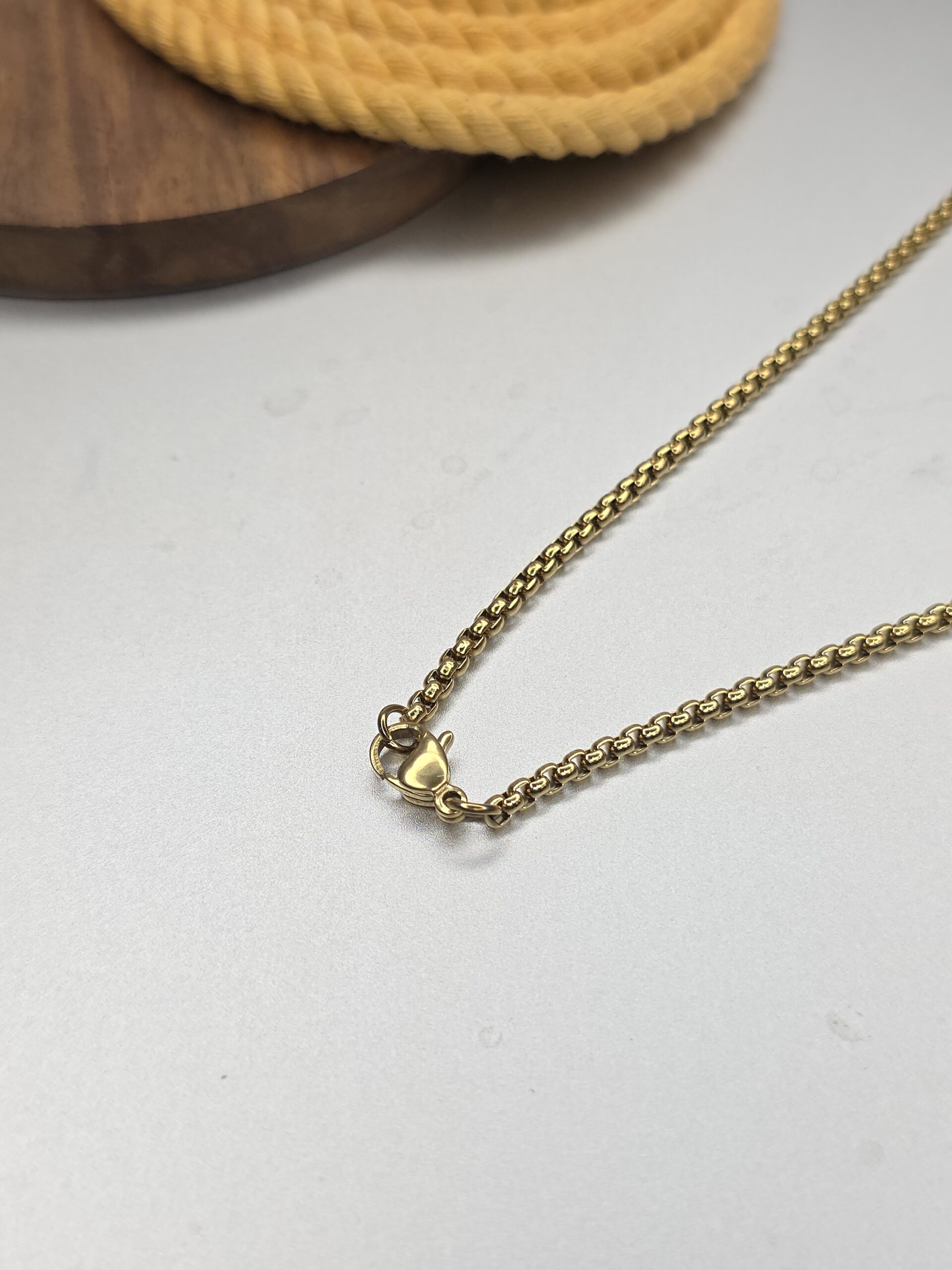 Golden Minimal Bar Pendant - Image 3